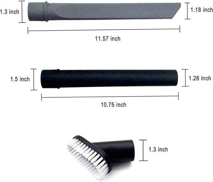 Bvhonwe Vacuum Attachments Accessories Cleaning Kit Crevice Tool+Wand Plastic+Dust Brush Compatible for Bissell Cleanview Swivel Pet Crosswave 2252 2489 2486 2254 22543 24899 1831 Vacuum Cleaner