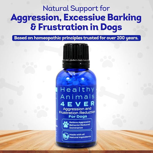 HA4E - Calming Tablets for Stressed and Aggressive Dogs - Reduce Dog Aggression & Promote Relaxation - All-Natural, Homeopathic Remedy - 300 Tablets