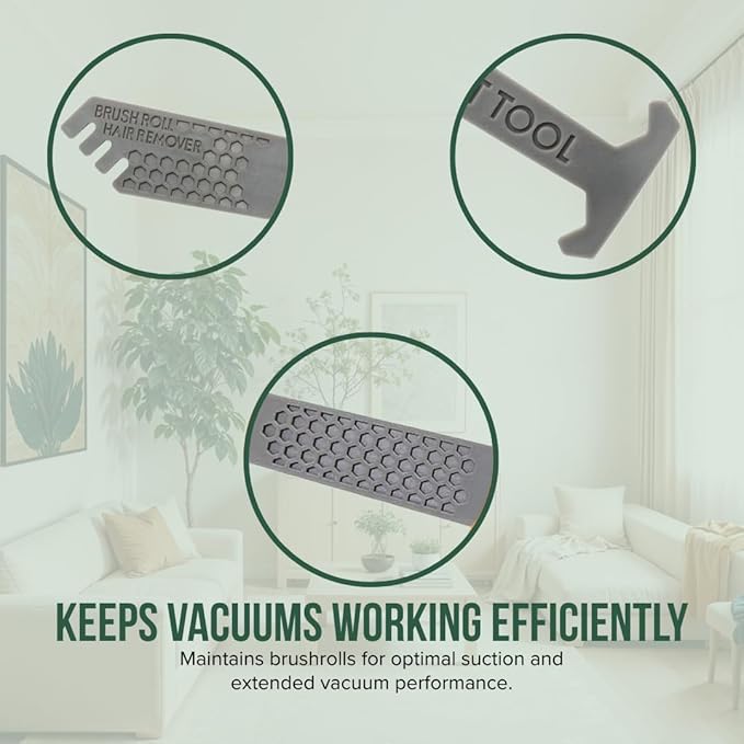 (Pack of 3) Replacement Nozzle Brushroll Cleaning Tool for All Vacuum Carpet Cleaners & Pet Carpet Cleaners Parts & Accessories
