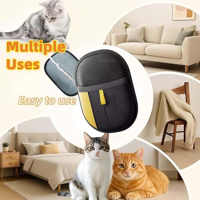 Pet Hair Remover, Pet Hair Removal Gloves for Carpet, Couch, Furniture, Car Seat, Upgraded Pet Hair Removal Tool (1PCS)