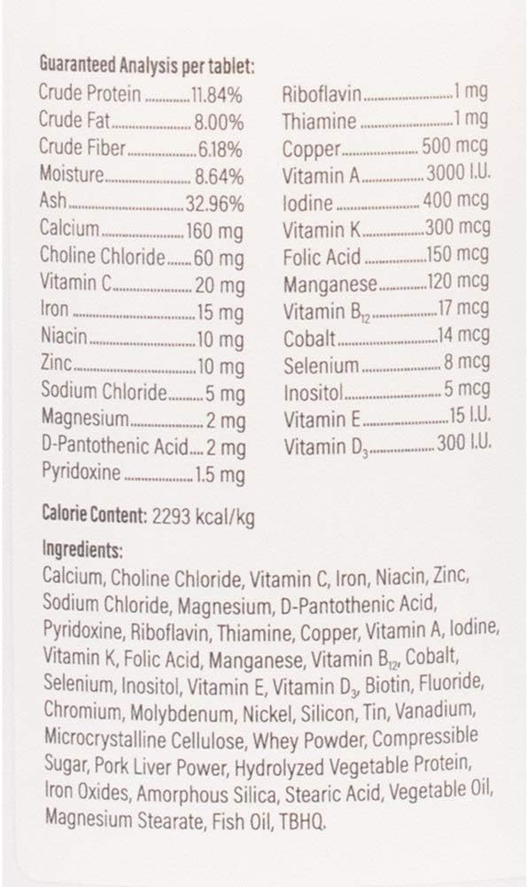 Doc Roy's Daily Care Extra Canine, Advanced Multivitamin Supplement for Dogs, Supports Energy, Immune, Muscle, Bone & Brain Health, Provides Vitamins A C D3 E B Complex, Iron Zinc, 365ct Tablets