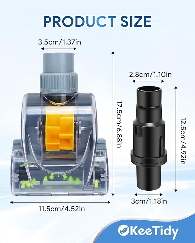 Upgraded Pet Hair Power Brush Attachment for Shark Navigator NV350 NV351 NV352 NV356 NV357 NV360 NV22 NV42 and Rotator Vacuums NV501 NV502 NV752 NV751,Replaces Part 119FFJ 351FJV540 224FFJ480