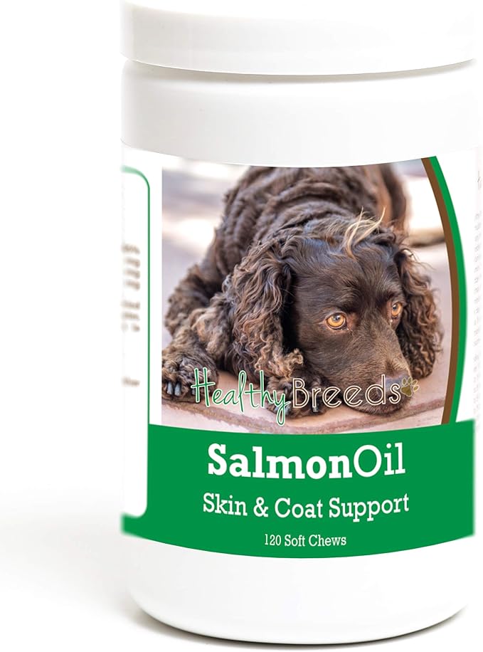 Healthy Breeds American Water Spaniel Salmon Oil Soft Chews 120 Count