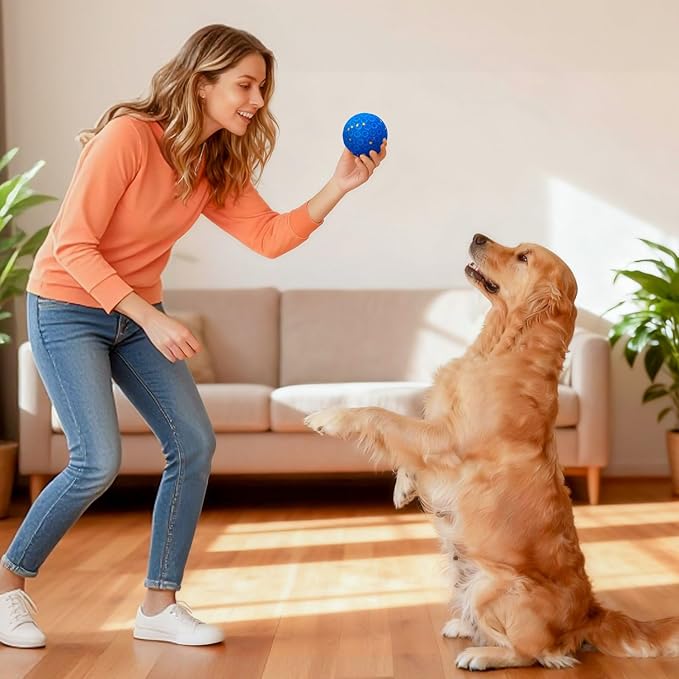 Interactive Dog Toys - Chew-Proof Dog Ball for Aggressive Chewers, Self-Moving Automatic Vibration with 3 Modes, IP54 Waterproof E-TPU, Ideal for Medium and Large Dogs