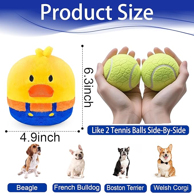Interactive Dog Toys, Rechargeable Vibrating, Jumping,Talking & self-Moving Dog Toys, Puppy Toys to Keep Them Busy, Anxiety Relief & Boredom Buster for Small & Medium Dogs