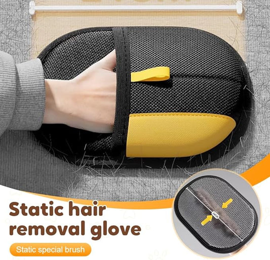 2025 Thickened Strong Pet Hair Removal Glove for Cats & Dogs, Electrostatic Gloves for Pet Grooming, Reusable Quick De-Shedding Gloves for Couch, Clothing, Carpet, Furniture, Car Seats (2pcs)
