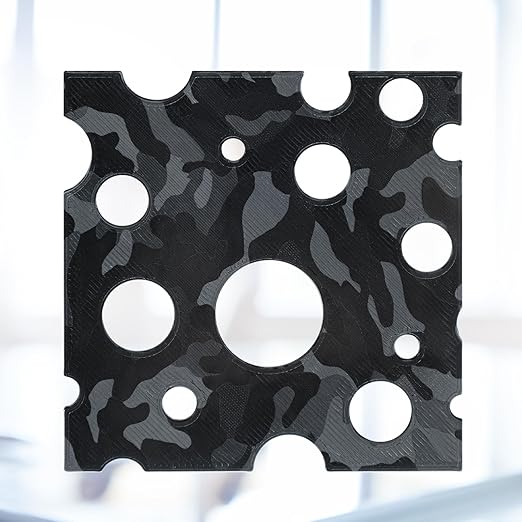 PEY (Camouflage & Ripple) 3D Printer Print Bed Spring Steel Build Pate Compatible with Bambu X1 / X1C / X1E / P1P / P1S / A1