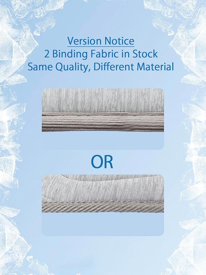 Dog Cooling Mat, Anti-Slip, Thick 3D Orthopedic Summer Pad for Dogs & Cats, Q-MAX > 0.5, Non-Toxic, Machine Washable, Chew-Resistant, Portable for Crate, Bed, Sofa, Car (Cool Grey, Medium)