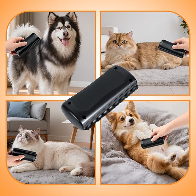 Deshedding Brush for Pets, Shedding & Grooming Tool for Cats, Dogs, Rabbits, and Horses, Pet deshedding tool for Shedding Short Hair Easy Clean Pet Professional Groomer Deshedding Brush