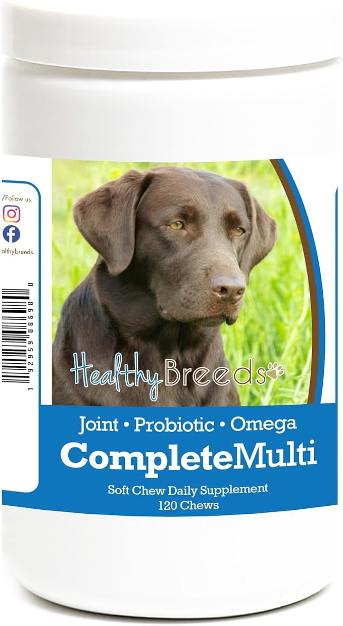 Healthy Breeds Labrador Retriever All in One Multivitamin Soft Chew 120 Count