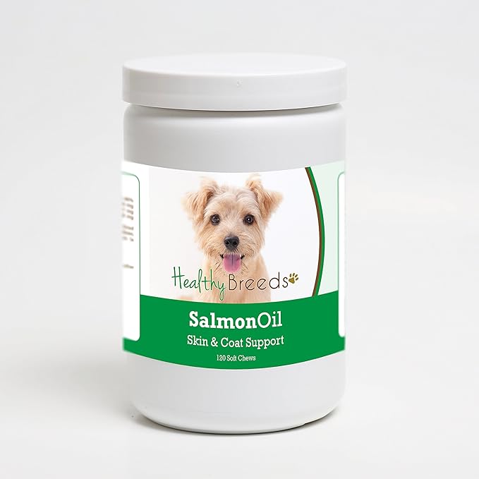 Healthy Breeds Norfolk Terrier Salmon Oil Soft Chews 120 Count