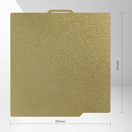 3D Printer Hotbed Plate Flexible PEI Build Surface Double Sided Printer Bed 257.5mm Compatible with Bambu Lab X1 P1P
