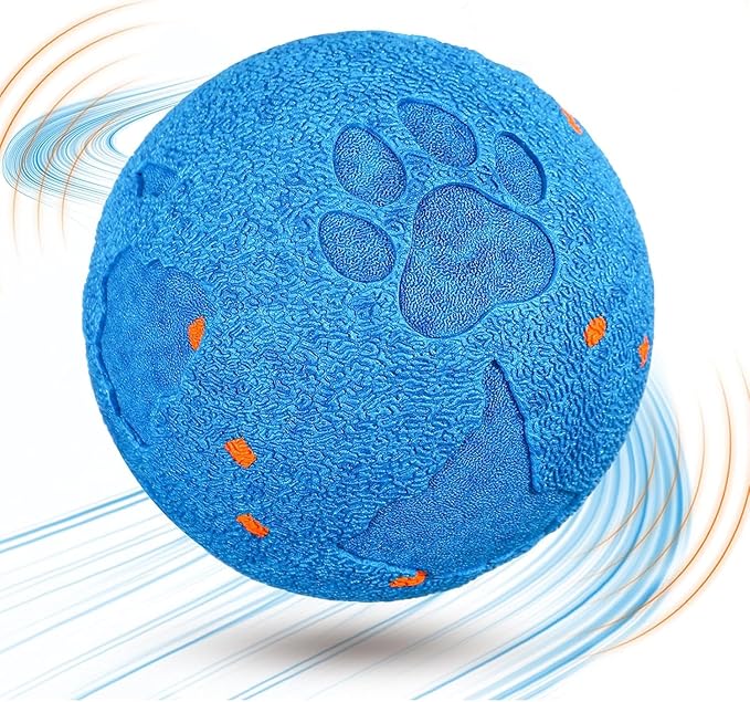 Interactive Dog Toys & Interactive Dog Ball for Medium/Large Dogs: Self-Moving, Auto-Vibrating & Bouncing Smart Ball - Chew-Resistant E-TPU, Low-Noise & IPX7 Waterproof