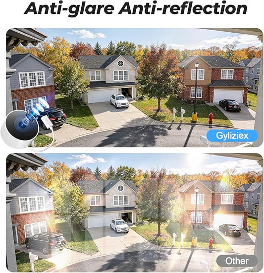 4MP/2K Window Security Camera 4Packs, No Drill 5G&2.4G WiFi Indoor Cameras for Home Security Monitoring Outdoor through Glass, Color Night Vision, 24/7 AI Human Detection, Apt. Easy Mag. Stick Install