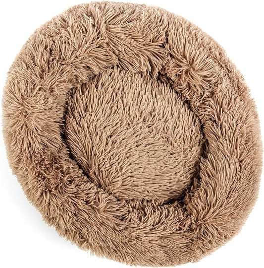 JDR Luxury Pet Beds for Dogs and Cats| Donut Cuddler| Cozy Soft Material| Easy Machine Washable| All Breeds and Sizes| Small| Medium| Large| X-Large (Small)