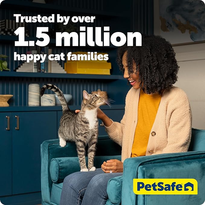 PetSafe ScoopFree Crystal Pro Legacy Self-Cleaning Automatic Litter Box - Uncovered Motion-Sensing Cat Box with Integrated Health Counter - Includes 1 Disposable Crystal Litter Tray