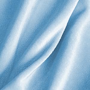JONIYEAR Extra Large Decorative Fluffy Faux Fur Blanket Queen Size 80" x 90", Soft Luxury Lightweight Furry Blankets, Solid Cozy Shaggy Plush Thick Warm Fuzzy Blankets for Winter Bed Couch, Blue