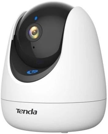 Tenda 2K Security Camera Indoor, WiFi 6 Pet Baby Cameras for Home Security, One-Touch Calling, Human/Pet/Baby Crying Detection, Night Vision, Plug-in WiFi Camera for Inside House (CP3)