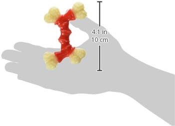 Nylabone Double Bone Power Chew Toy for Dogs, Dog Toys for Aggressive Chewers, Bacon Flavor, X-Small - Up to 15 lbs, 1 Count