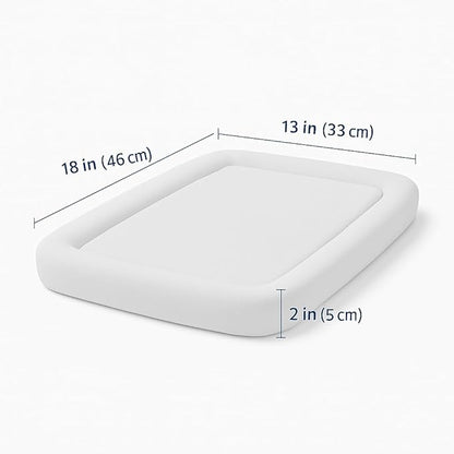 Katziela Plush Replacement Pet Bed – 18"x13"x2" – Compatible with Luxury Rider, Luxury Lorry & Bone Cruiser Carriers – Soft Fleece Cushion Insert.