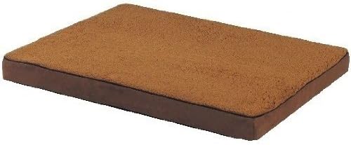 41"X27"X4" Sudan Brown Style Orthopedic Waterproof Memory Foam Pet Pad Bed for Medium Large Dog Crate Size 42"X28" with 2 External Covers.