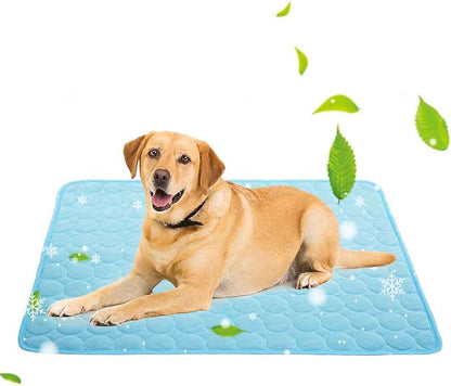 Self-Cooling Mat for Dogs Cats, Summer Pet Cooling Pad Washable Dog Cooling Blanket for Indoor & Outdoor