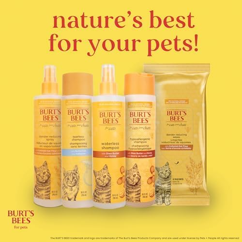 Burt's Bees for Pets Gentle Cleansing Puppy Wipes with Buttermilk, 98% Natural Origin Formulas, Hypoallergenic Dog Cleaning Wipes for Paws and Butt, 100 Count - 6 Pack