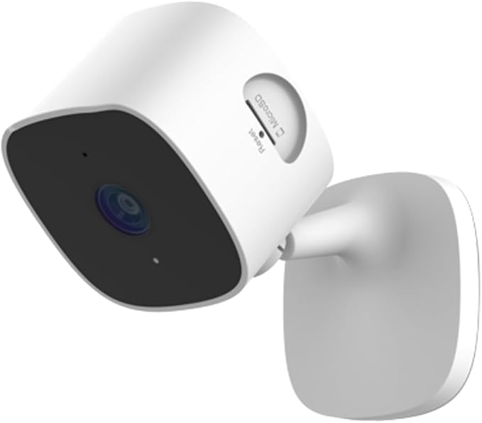 Swann EVO 2K Indoor Wi-Fi Security Camera: 2K HD Video, Compact Plug-in, Sound/Motion/pet/Person Detection, Live View, Night Vision, 2-Way Talk & Siren, Baby Monitor, Local/Cloud Storage, Easy Setup