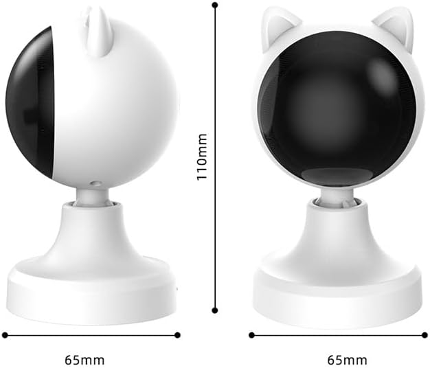 Automatic Smart Laser Cat Toy, USB Rechargeable Interactive Rotating Laser Pointer for Indoor Cats, 2 Modes & Adjustable Speed