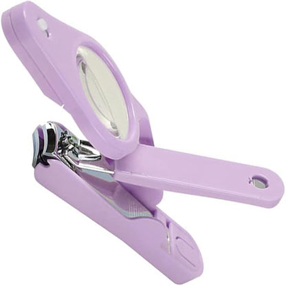 Nail Clippers with LED Light and Magnifier Nail Cutters Fingernails Toenails Clippers for Ederly People Pets