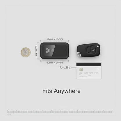 KF Premium Mini GPS Tracker for Vehicles, Pets & Luggage – Real Time Hidden Magnetic Car Tracker Device – Wireless GPS Locator with Voice Recording & Easy Setup