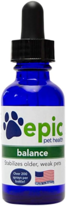 Balance - Natural, Electrolyte, Odorless Pet Supplement That Stabilizes Older or Weak Pets (Dropper, 1 Ounce)