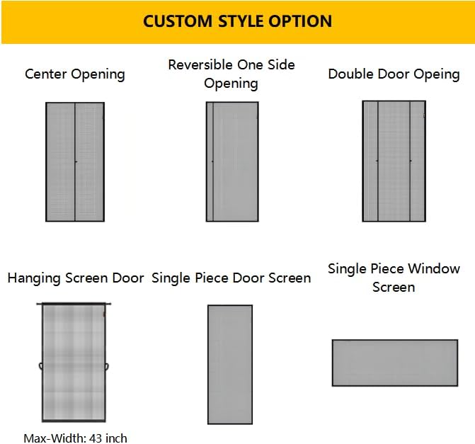 Customizable Pet Proof Window Screen Replacement Black, Best Vinyl Coated Polyester Dog Cat Resistant Heavy Duty, Mesh Net Netting Curtain Wire Good Repair for Patio/Porch/Sliding/DIY/Big Pets Owners