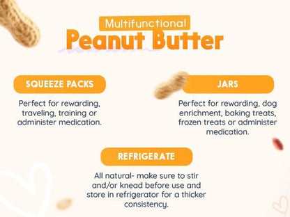 Relax Rover Buddy Budder (Stress + Anxiety), 100% Natural Dog Peanut Butter, Dog Supplment, Made in USA 17oz