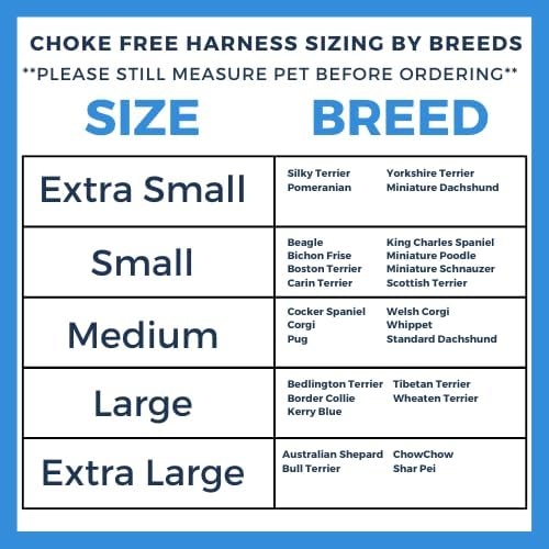 Velpro Mesh Pet Shoulder Harness Collar, 19"-20", Blue