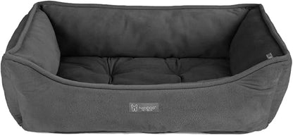 NANDOG Reversible Dog Bed from The Signature Collection– Luxury Cloud-Soft Pet Bed for Medium to Large Dogs & Cats, Premium Pet Gear, Reversible Design, Plush Comfort, Modern Style - Dark Grey