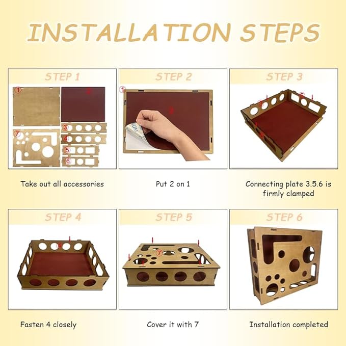 Cat Scratch Puzzle Enrichment Box, Maze Cat Scratch Puzzle Box & Sandpaper Inside, It's A Stress-Free Alternative to Trimming Your Nails