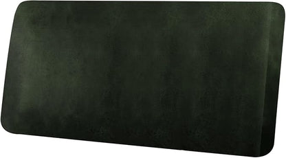ANARACHON Leather Look Couch Cushion Covers Sofa Seat Slipcovers Sets Couches Furniture Protector for Sectional Armchair Loveseat Pets Kids Stretch Spandex Fabric (1 Cushion Loveseat, Army Green)