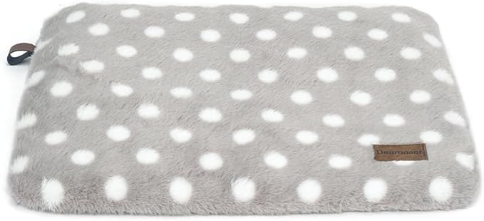 Self Warming Mat for Cats Dogs Self Heating Thermal Pad for Crates Cages Couches Beds 29.5" L x 18.8" W with Removable Cover Non-Slip Bottom Indoor Outdoor Grey M