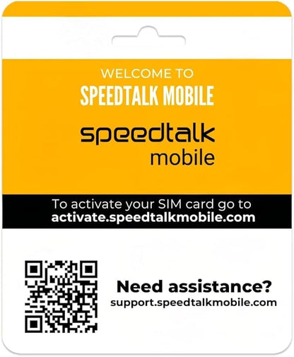 SpeedTalk Mobile GPS Tracker SIM Card Starter Kit | 3 in 1 Universal Simcard: Standard, Micro, Nano for Kids Senior Pet Car Fitness Activity 5G 4G LTE Tracking Devices | No Contract