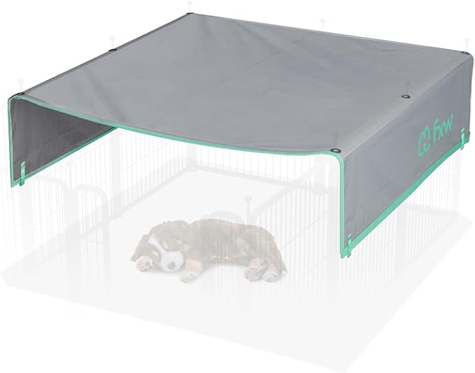 FXW Sun Shade Specialized for FXW Dog Playpen (Not Suitable for Other Brands), Fits for 32"/40" H Rollick/Instant Dog Playpen│Patent Pending (Playpen not Included)