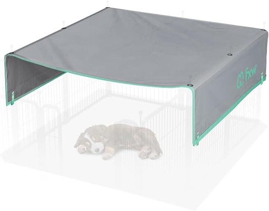 FXW Sun Shade Specialized for FXW Dog Playpen (Not Suitable for Other Brands), Fits for 32"/40" H Rollick/Instant Dog Playpen│Patent Pending (Playpen not Included)