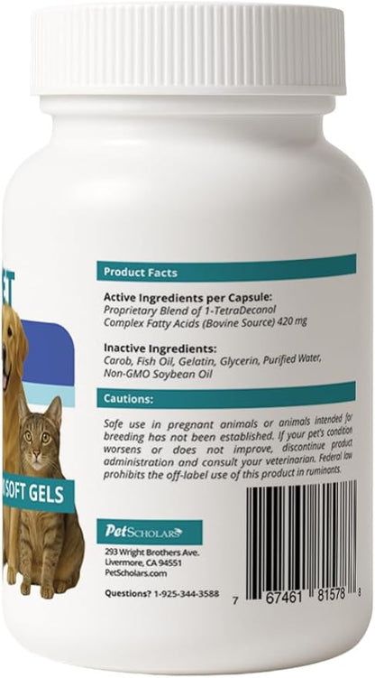 1TDC Dental & Joint Health Softgel Supplement for Dogs & Cats, Supports Oral Health, Stamina, Mobility, Muscle Strength & Recovery, Maintains Skin & Coat Health of Pets (60 Soft Gels)