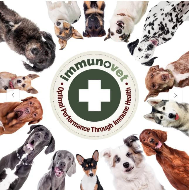Plant Based Dog Supplement Tablets | Bio-Active Canine Nutritional Supplements Immune & GI Health Support | Veterinary Supplements Natural Fermented Wheat Germ Extract (FWGE) (Tablets)