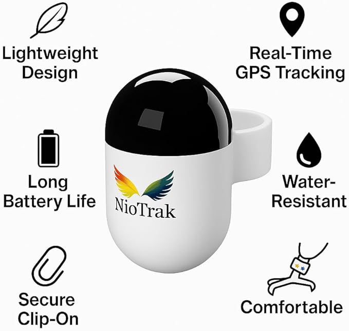 Simple Backup Tracking Solution for Peace of Mind for Parrots, Lightweight 9g Leg Ring for African Grey, Macaw, Cockatoo, Chickens, Cockatiel, Hawks & Small Birds.