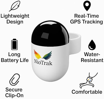 Simple Backup Tracking Solution for Peace of Mind for Parrots, Lightweight 9g Leg Ring for African Grey, Macaw, Cockatoo, Chickens, Cockatiel, Hawks & Small Birds.