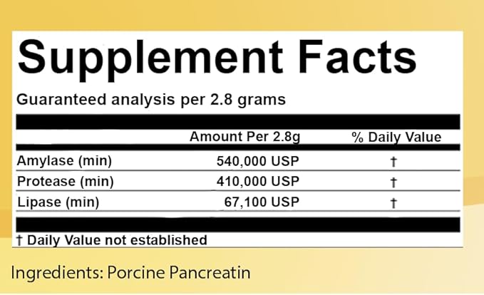 | Pancretase Digestive Enzymes | 10x Pancreatin | Pancreatin for Dogs and Cats | Pancreatic Enzyme | Great for Pets with EPI