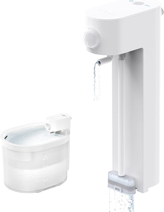 uahpet Replacement Pump for Wireless & Battery Operated Cat Water Fountain 67oz/2L Automatic Cat Water Dispenser