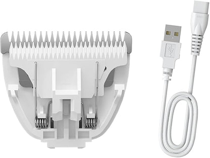 Upgrade Your Pet Grooming Game Professional Replacement Blades and Charging Cord - Safe, Sharp, and Easy to Use