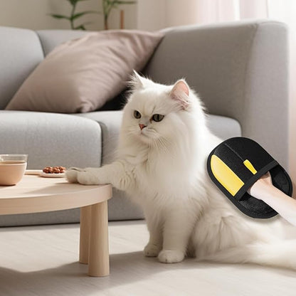 2025 Thickened Strong Pet Hair Removal Glove for Cats & Dogs, Electrostatic Gloves for Pet Grooming, Reusable Quick De-Shedding Gloves for Couch, Clothing, Carpet, Furniture, Car Seats (1pc)